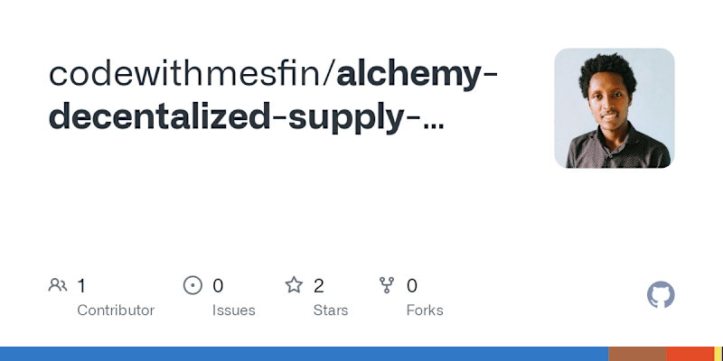 Cover image for codewithmesfin/alchemy-decentalized-supply-chain