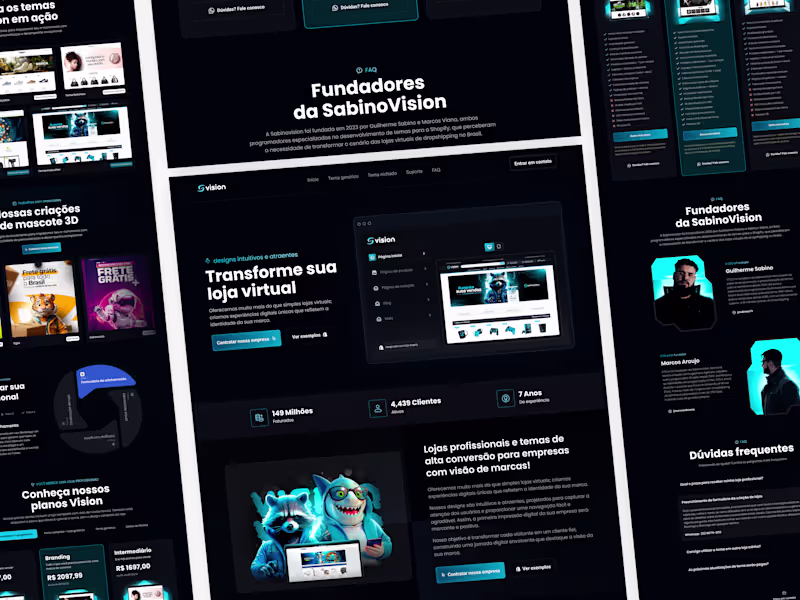 Cover image for Sabino vision - Website
