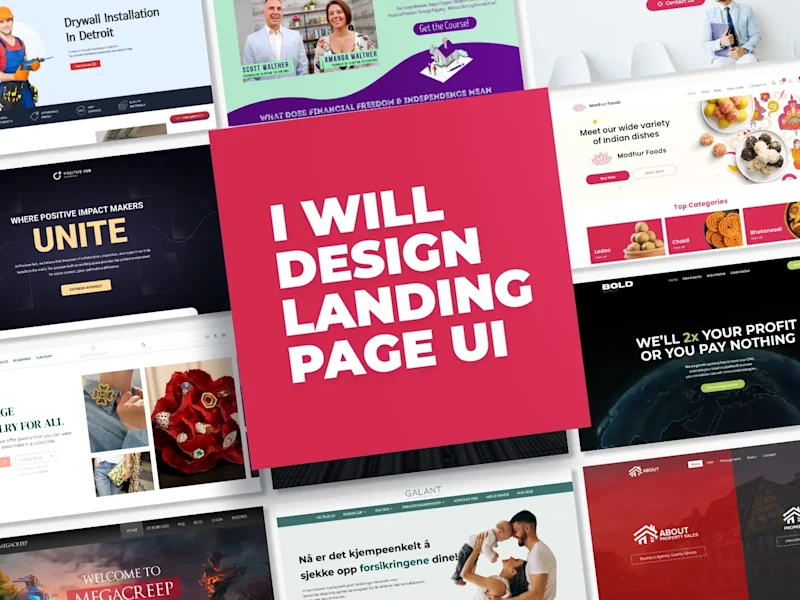 Cover image for Landing Page / Website Design