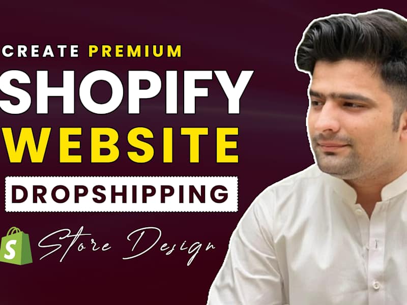 Cover image for I will design, redesign shopify store, shopify website
