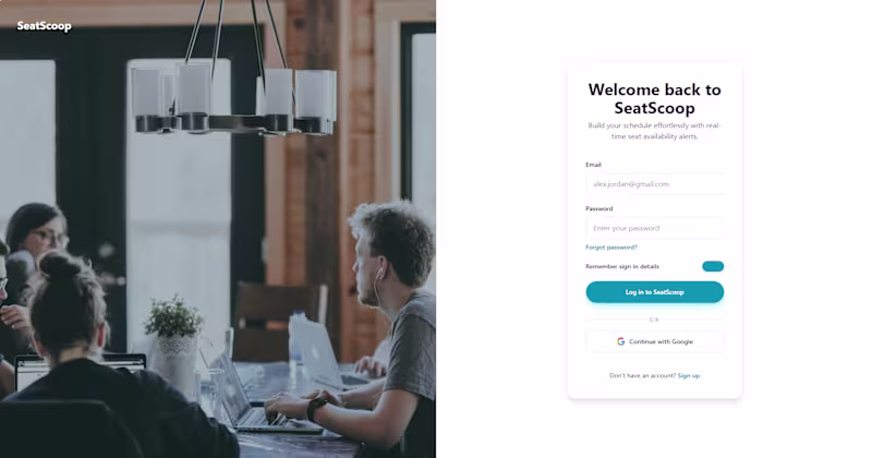 Cover image for SeatScoop allows college students to setup a notification fo...