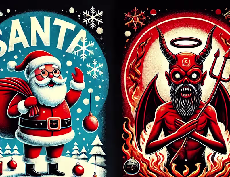 Cover image for The Santa-Satan Controversy: Unwrapping the Truth Behind the Jol
