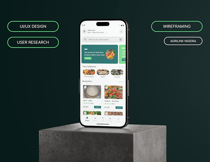 Cover image for AgriLink Agric Tech App - Mobile App & UI/UX