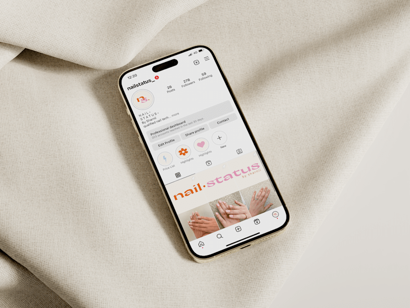 Cover image for Brand Identity for Nail Status