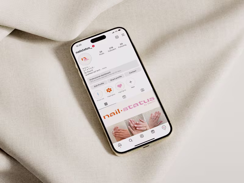 Cover image for Brand Identity for Nail Status