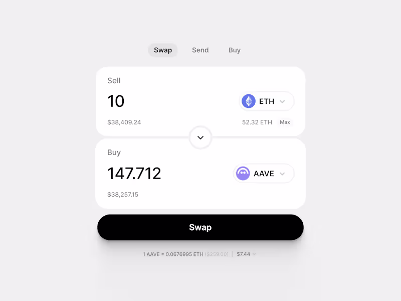 Cover image for Token Swap Component