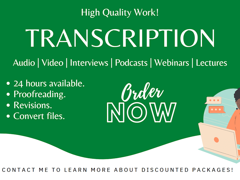 Cover image for Accurate Audio & Video Transcription