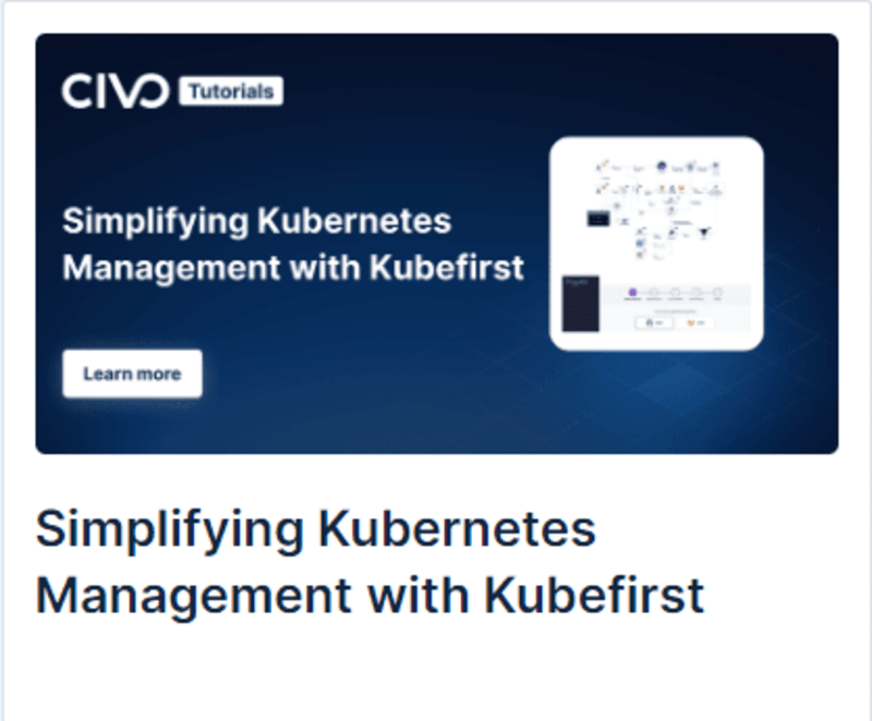 Cover image for Simplifying Kubernetes Management with Kubefirst