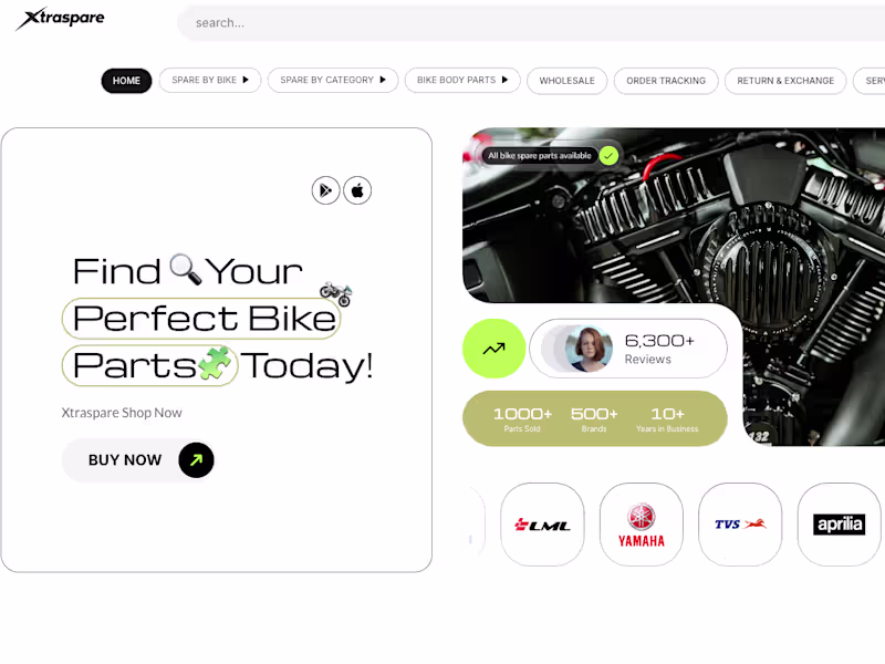 Cover image for Xtraspare - Ecom Platform with 10k+ Products