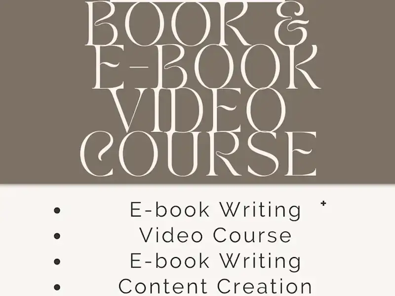 Cover image for I will Make a video course for you