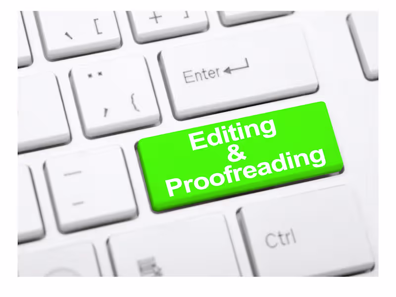 Cover image for Writing needs polishing: Proofreading and Editing Services