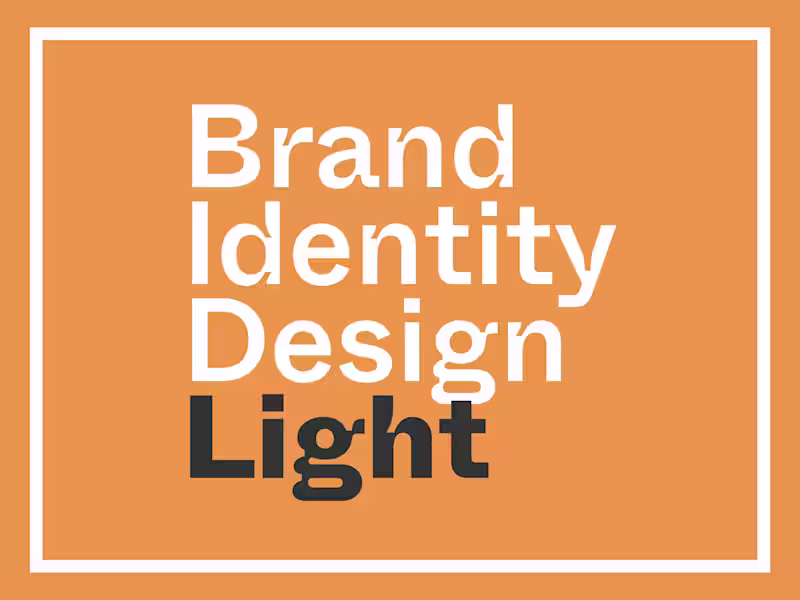 Cover image for Branding Identity Design Light