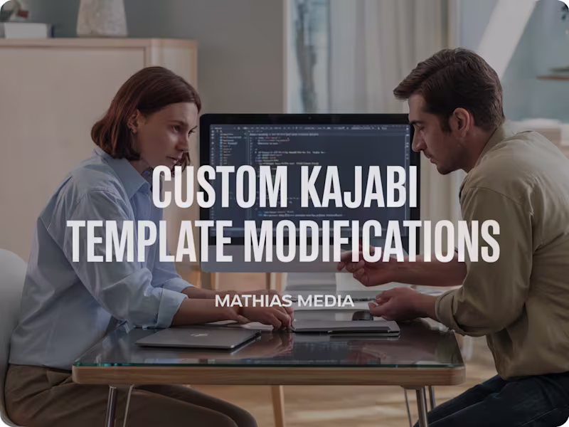 Cover image for Custom Kajabi Template Modifications