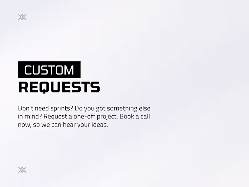 Cover image for Custom Request