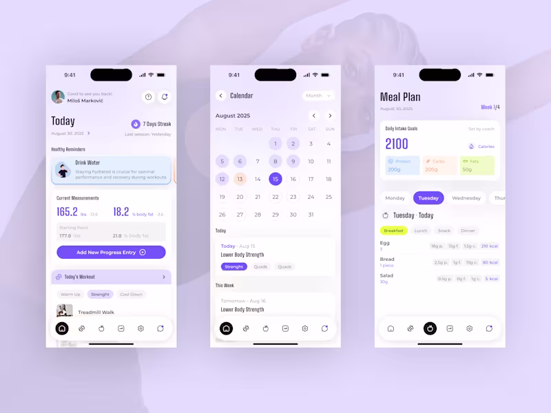 Cover image for Fitness Coaching Platform (Web & Mobile App)