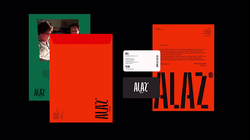 Cover image for Alaz Film | Brand Identity
