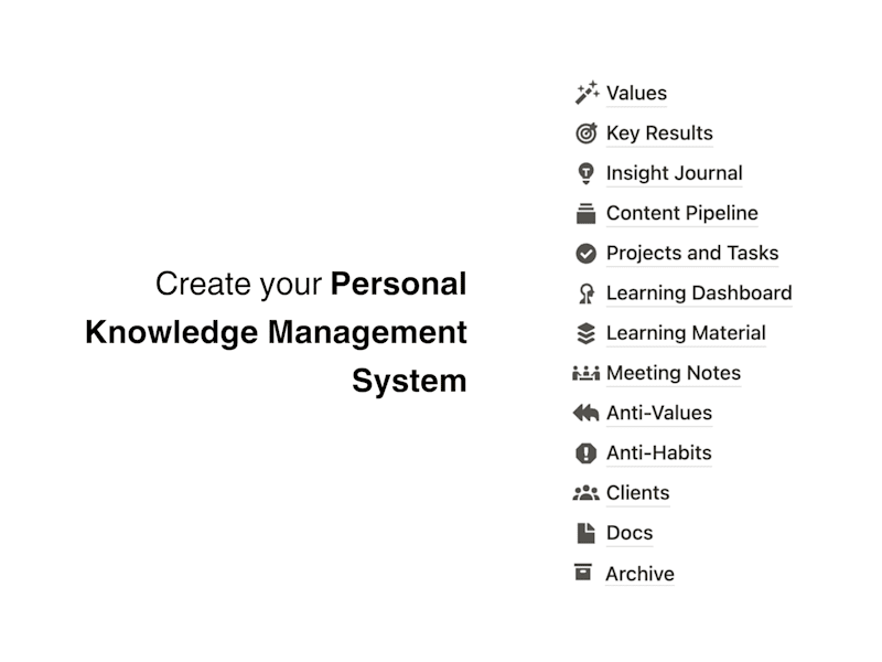 Cover image for Create Your Personal Knowledge Management System
