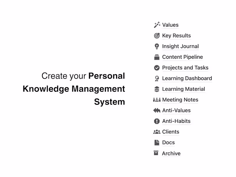 Cover image for Create Your Personal Knowledge Management System