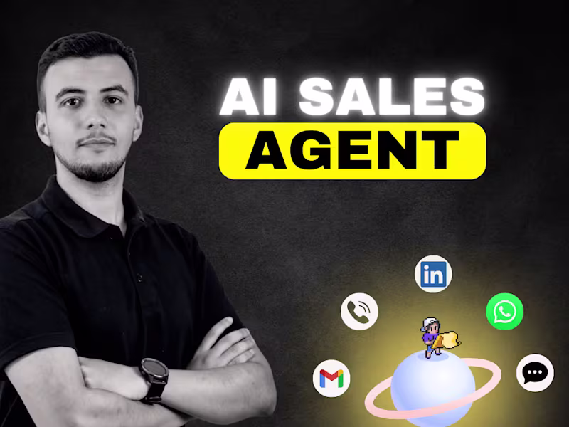 Cover image for Create a custom ai sales agent system for your business