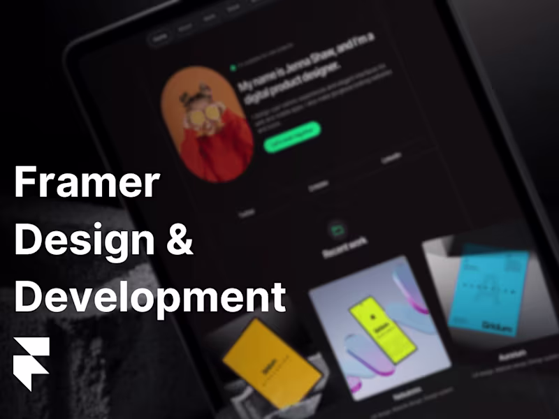 Cover image for Framer Design and Development