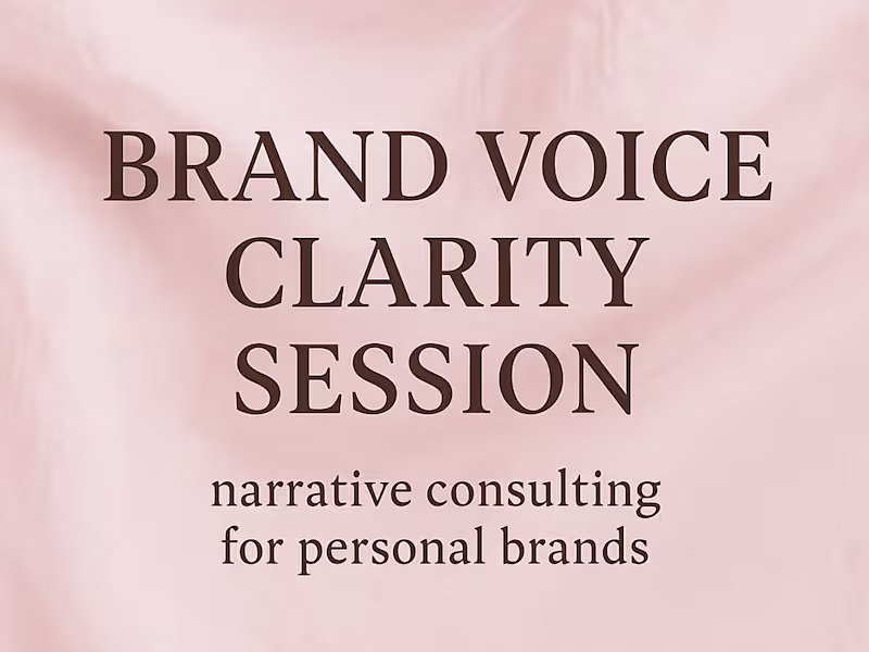 Cover image for Narrative Strategy for Personal Brands