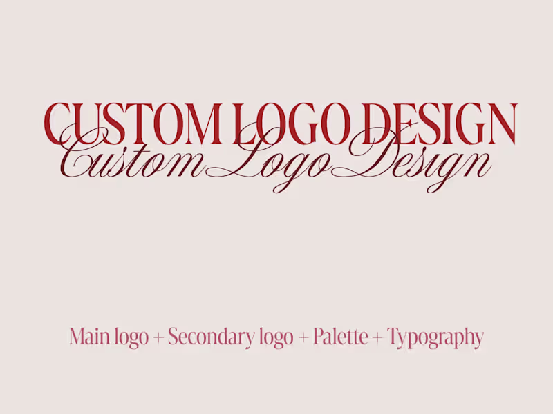 Cover image for I'll design a logo that reflects the essence of your brand.