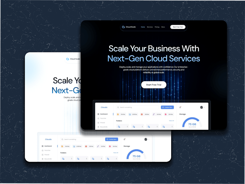 Cover image for Sleek UI Design with Glass Highlights 
