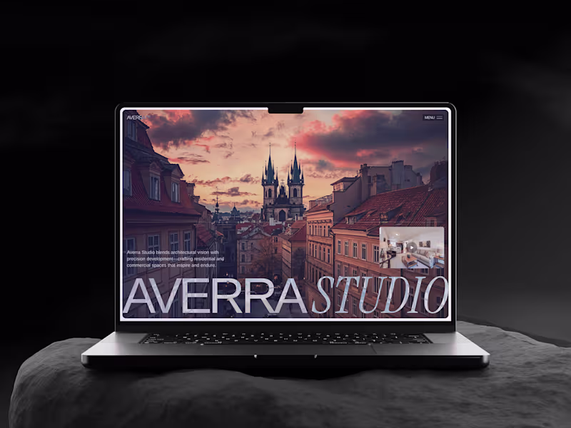 Cover image for Averra Studio Website Design and Development
