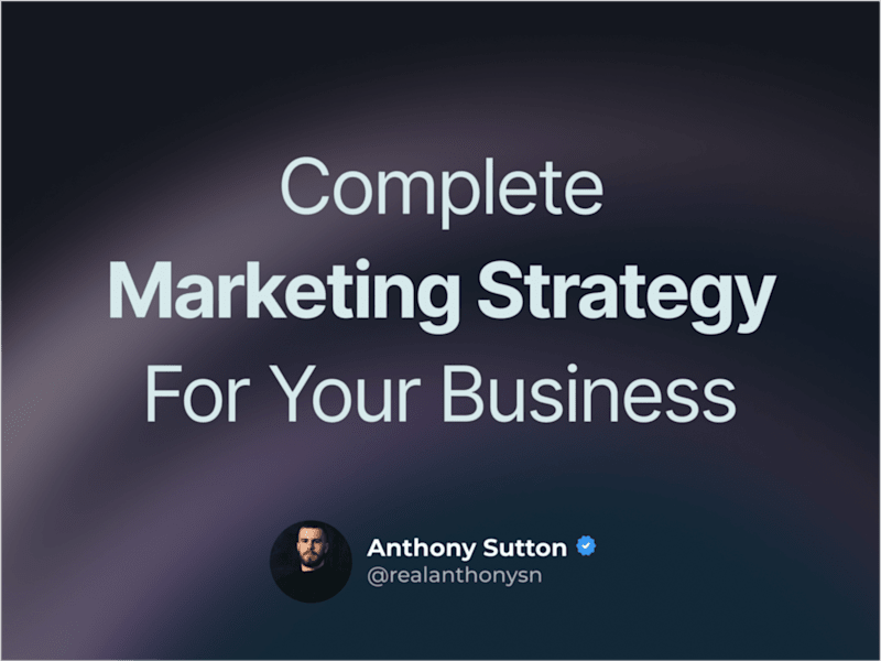 Cover image for Complete Marketing Strategy For Your Business