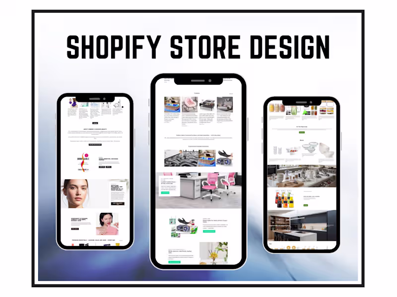 Cover image for High-Converting Shopify Store Development
I build
