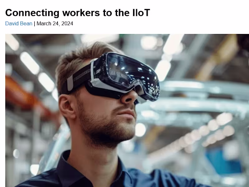 Cover image for GlobalSpec Cutting Edge Industrial IoT