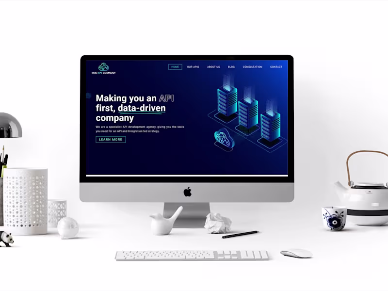 Cover image for Complete Website Revamp and Development for an API Company