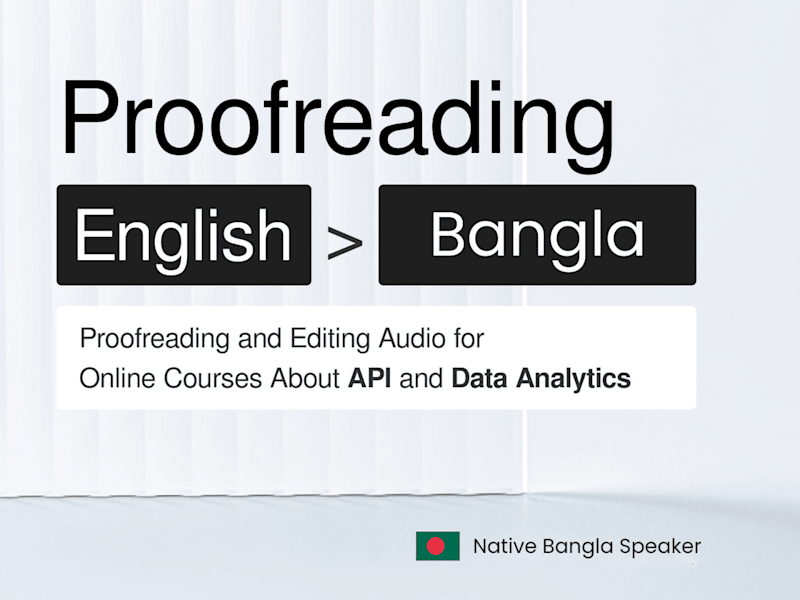 Cover image for Proofreading and Editing for Tech Online Courses