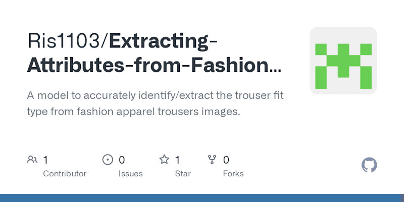 Cover image for Ris1103/Extracting-Attributes-from-Fashion-Images
