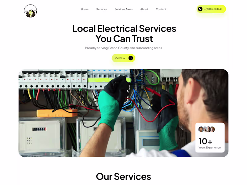 Cover image for High-Conversion Local Service Website Design