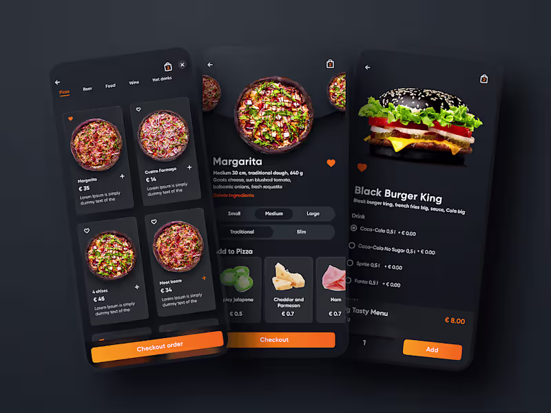Cover image for Mobile Pizza Ordering App for Fast and Convenient Delivery