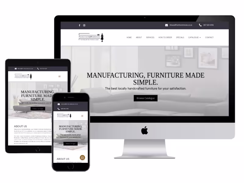 Cover image for Furniture Moses