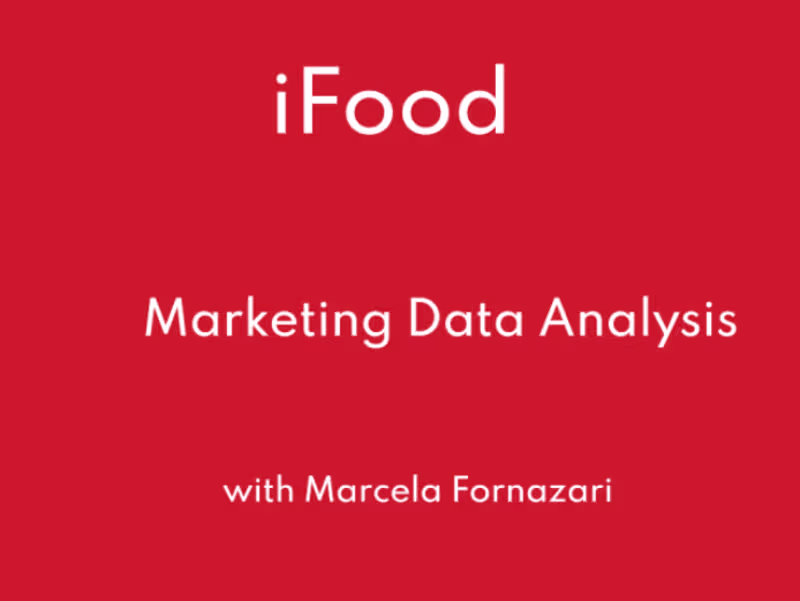 Cover image for iFood User Data Analysis and Marketing Strategy