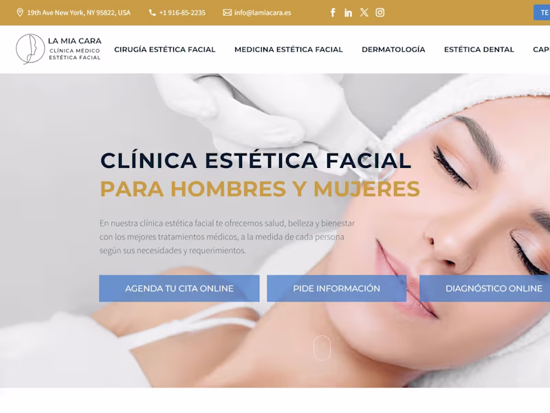 Cover image for Wordpress Development for an aesthetic clinic