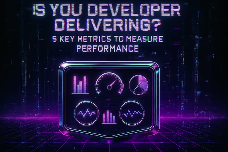 Cover image for Is Your Developer Delivering? 5 Key Metrics to Measure Performance