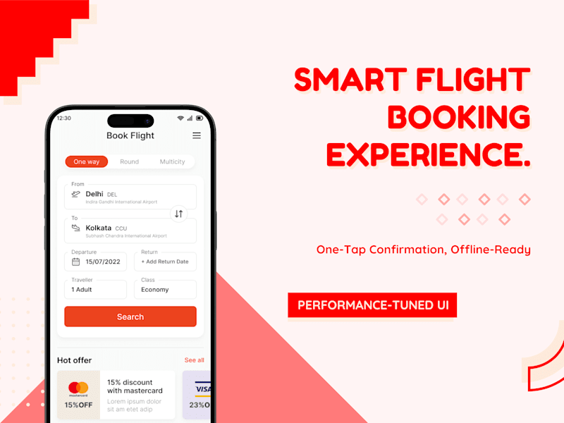 Cover image for SkyWay – Smarter Flight Booking App Development