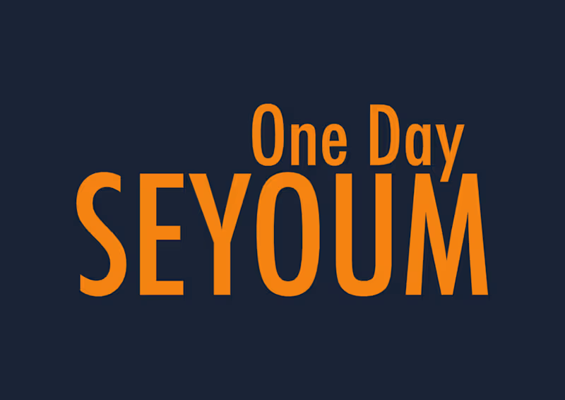 Cover image for ONE DAY SEYOUM