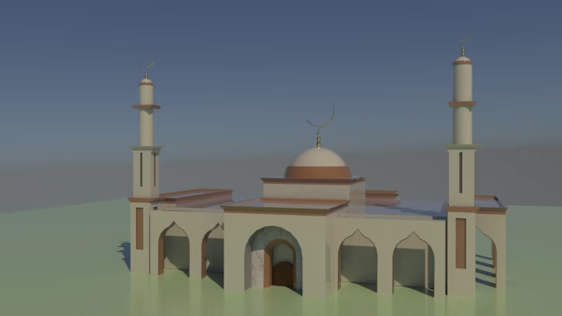 Cover image for 3d mosque