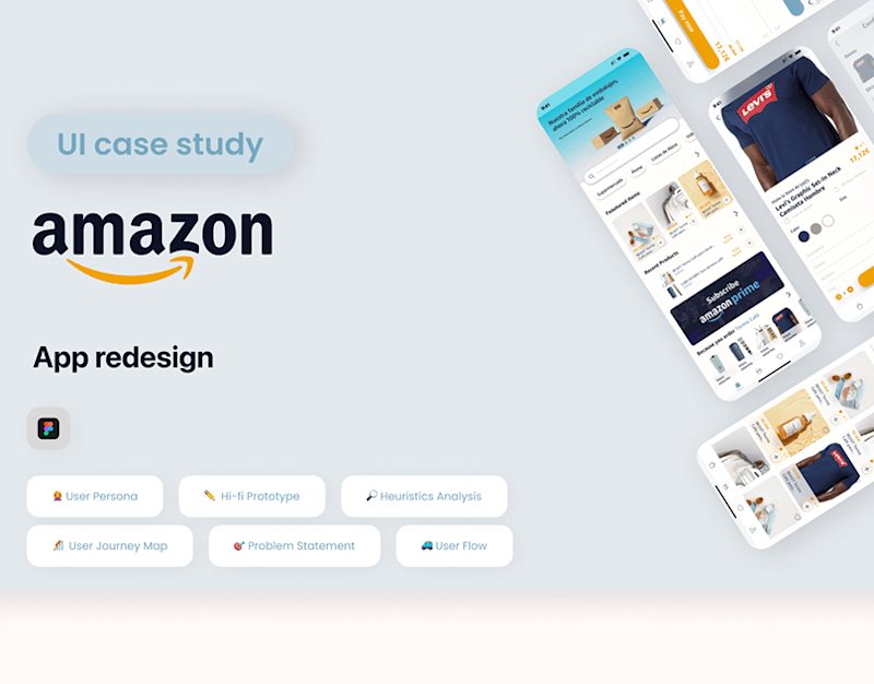 Cover image for Amazon Redesign - UI Case Study on Behance