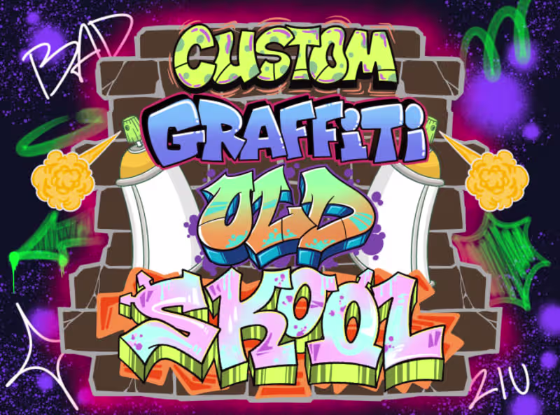 Cover image for I will make crappy graffiti in original old skool style