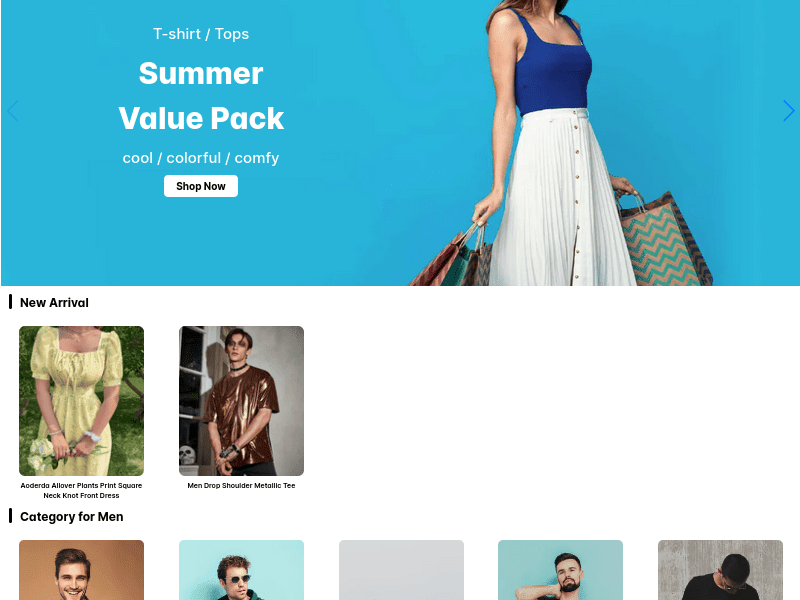 Cover image for E-commerce Website 
