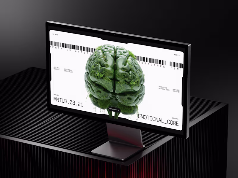 Cover image for Speculative UI Concept for Mental Healthcare
