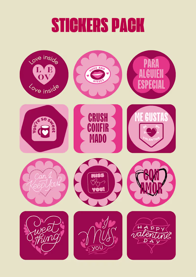 Cover image for Trendy Sticker Pack