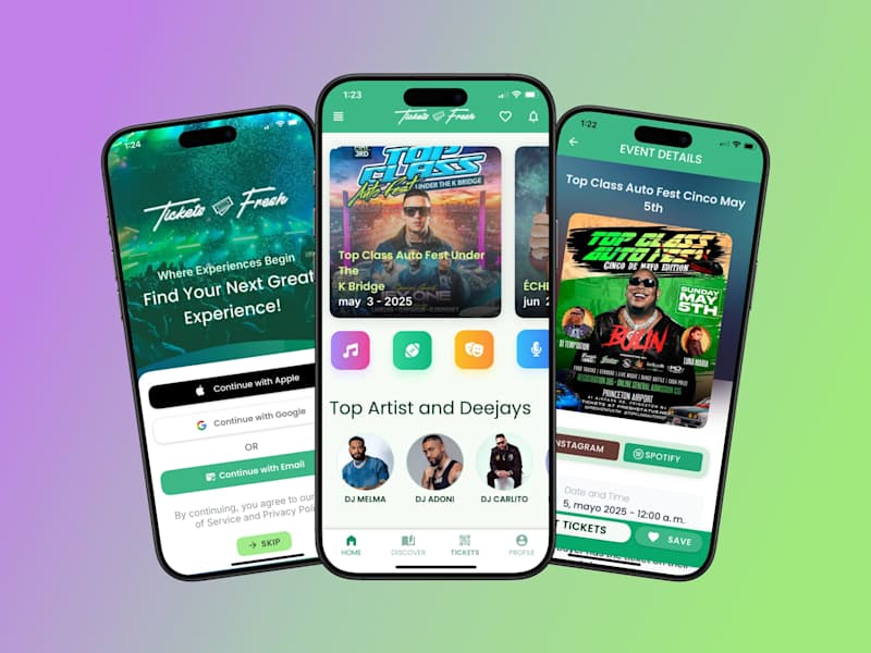 Cover image for Tickets Fresh Mobile App