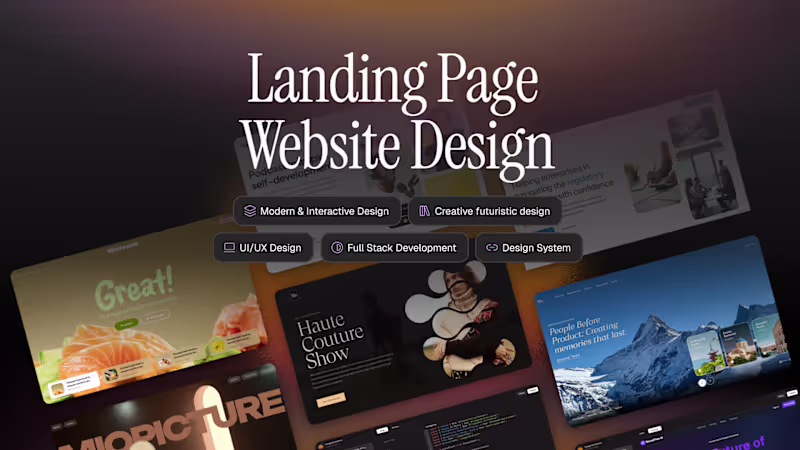 Cover image for Landing Page Design